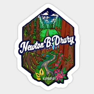 NEWTON B DRURY Sticker